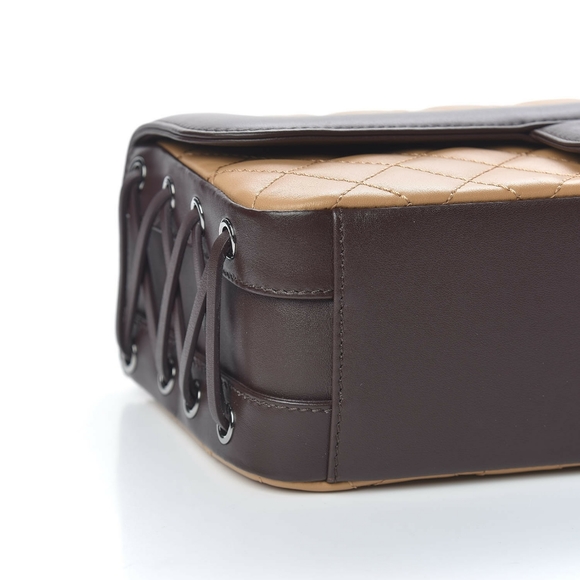 CHANEL Tan With Brown Trim & Ruthenium Metal - Picture 6 of 15
